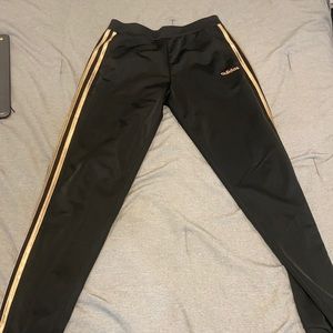 Gold Adidas sweats